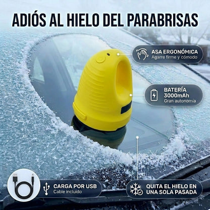 Raspador eléctrico quita-hielo para el coche