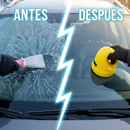 Raspador eléctrico quita-hielo para el coche