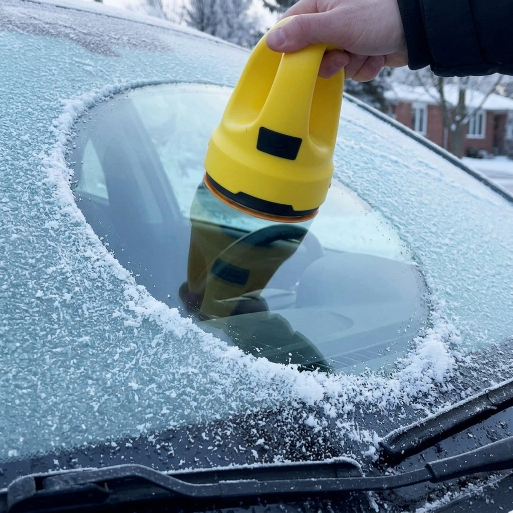 Raspador eléctrico quita-hielo para el coche