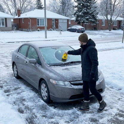 Raspador eléctrico quita-hielo para el coche